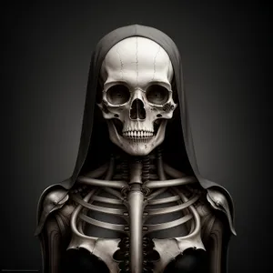 Spooky Skull Sculpture - Anatomy meets Art