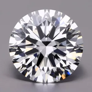 Shimmering Brilliance: Exquisite Diamond Jewel in Transparent Glass
