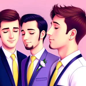 Fashionable Cartoon Person