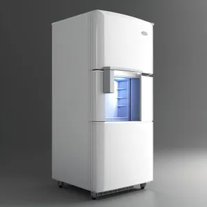 Advanced Refrigeration Cooling Mechanism: 3D Render Business Object