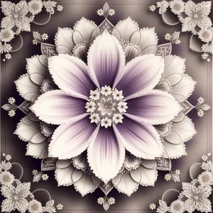 Floral Ornate Vintage Wallpaper Design