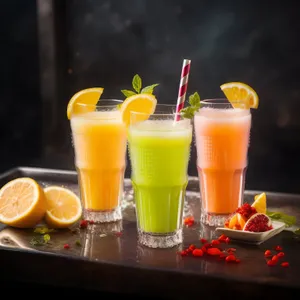 Refreshing Orange Citrus Breakfast Cocktail in Glass
