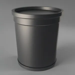 Empty Metal Garbage Bin for Drink Containers