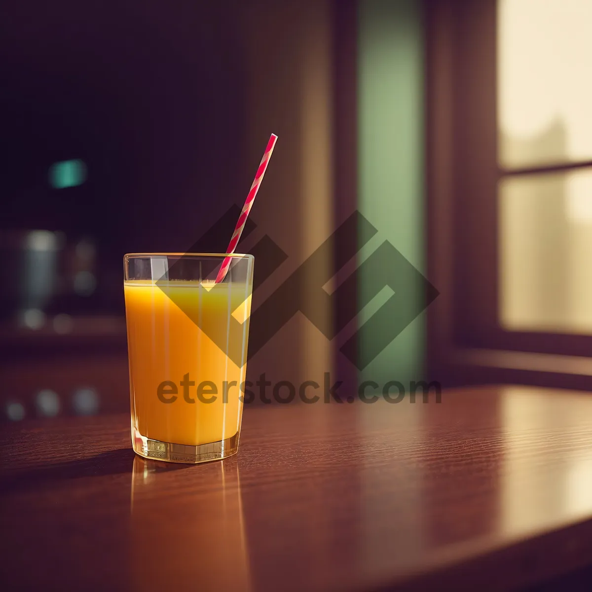 Picture of Delicious Fruit Tea in Refreshing Glass Mug