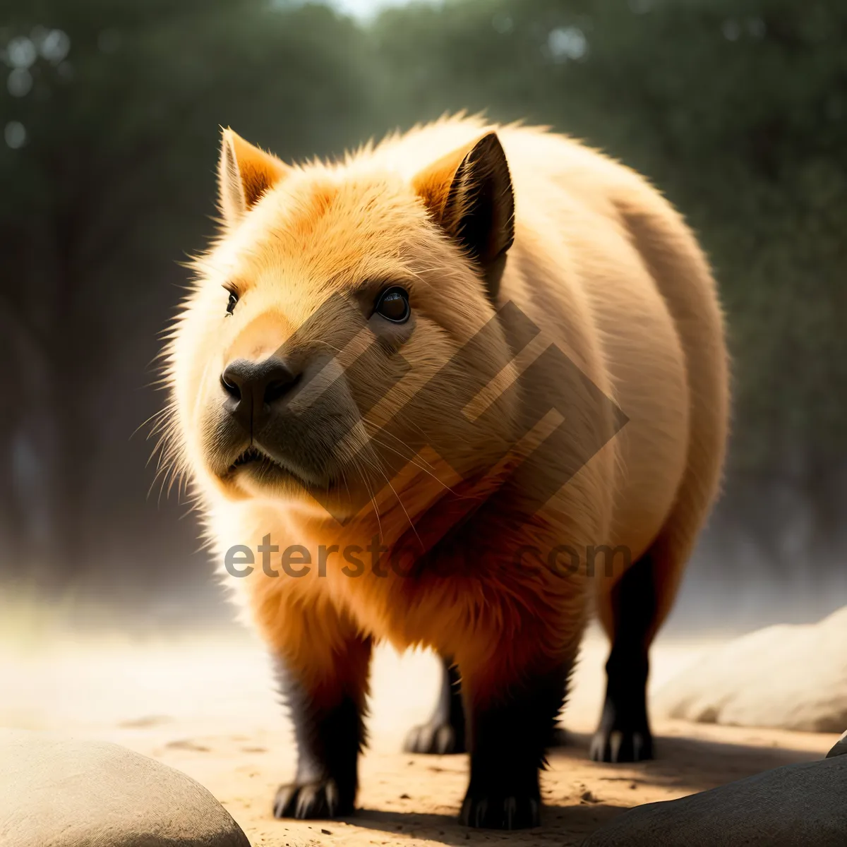 Picture of Wild Boar in the Zoo