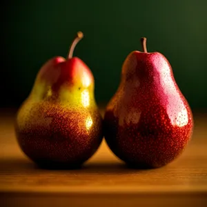 Juicy and Sweet Yellow Pear - Ripe and Fresh Edible Fruit