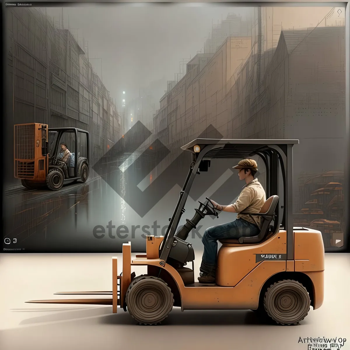 Picture of Transportation Equipment: Golf Cart for Forklift or Car Transportation