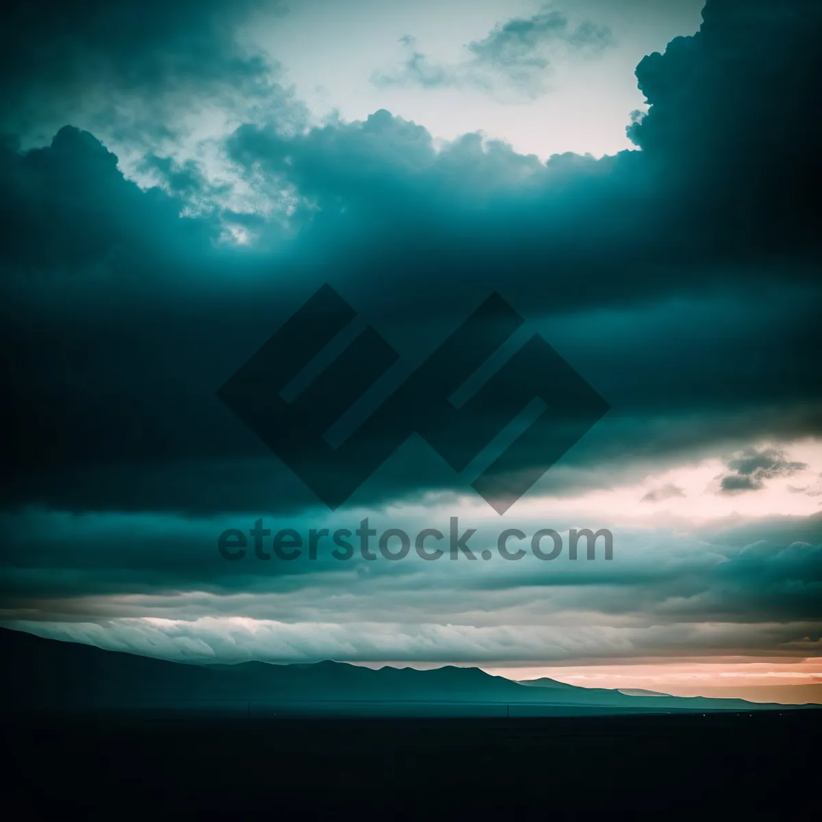 Picture of Mesmerizing Sunset Over Sparkling Ocean