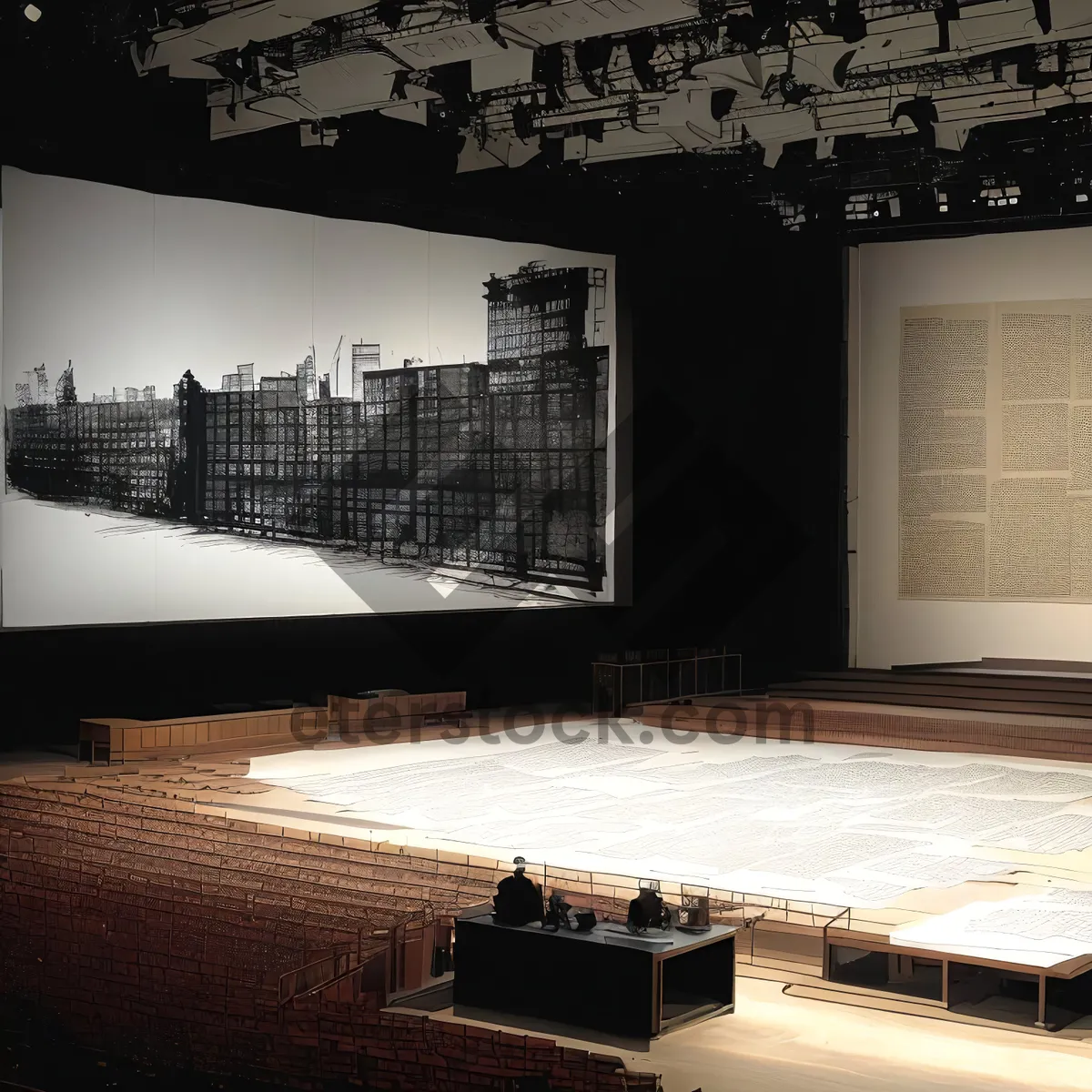 Picture of City Night Classroom in Architectural Building