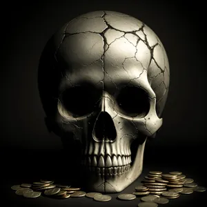 Pirate Skull: Sinister Anatomy of Death