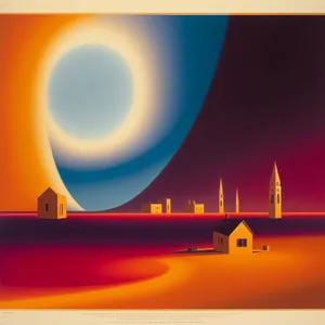 Vibrant Patriotic Crowd Cheering at Nighttime Stadium