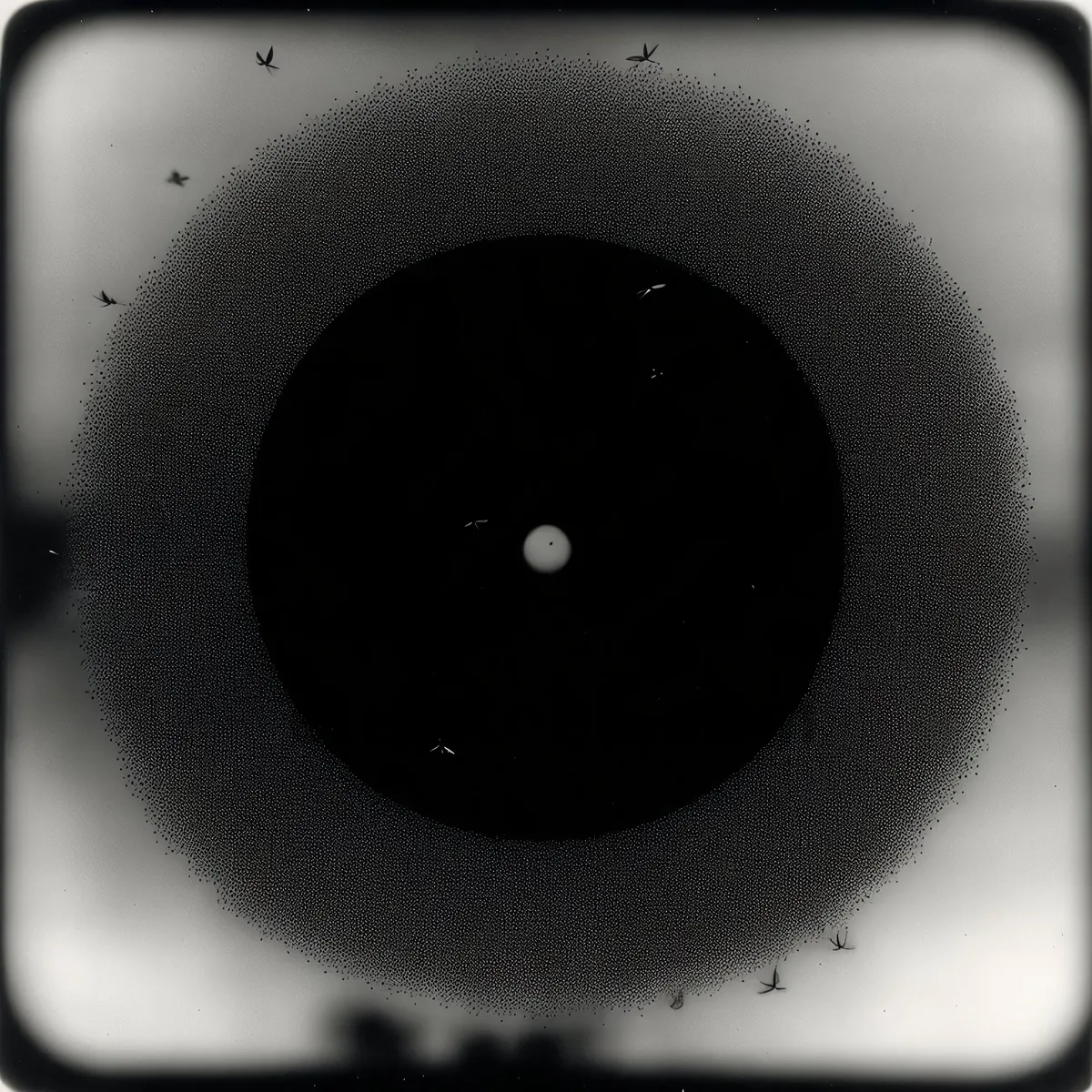 Picture of Black Cup of Coffee on Stereo Equipment