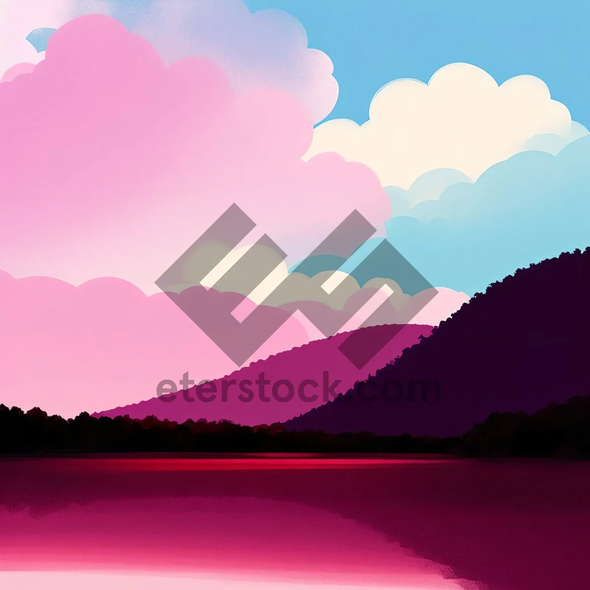 Picture of Summer Horizon in the Country