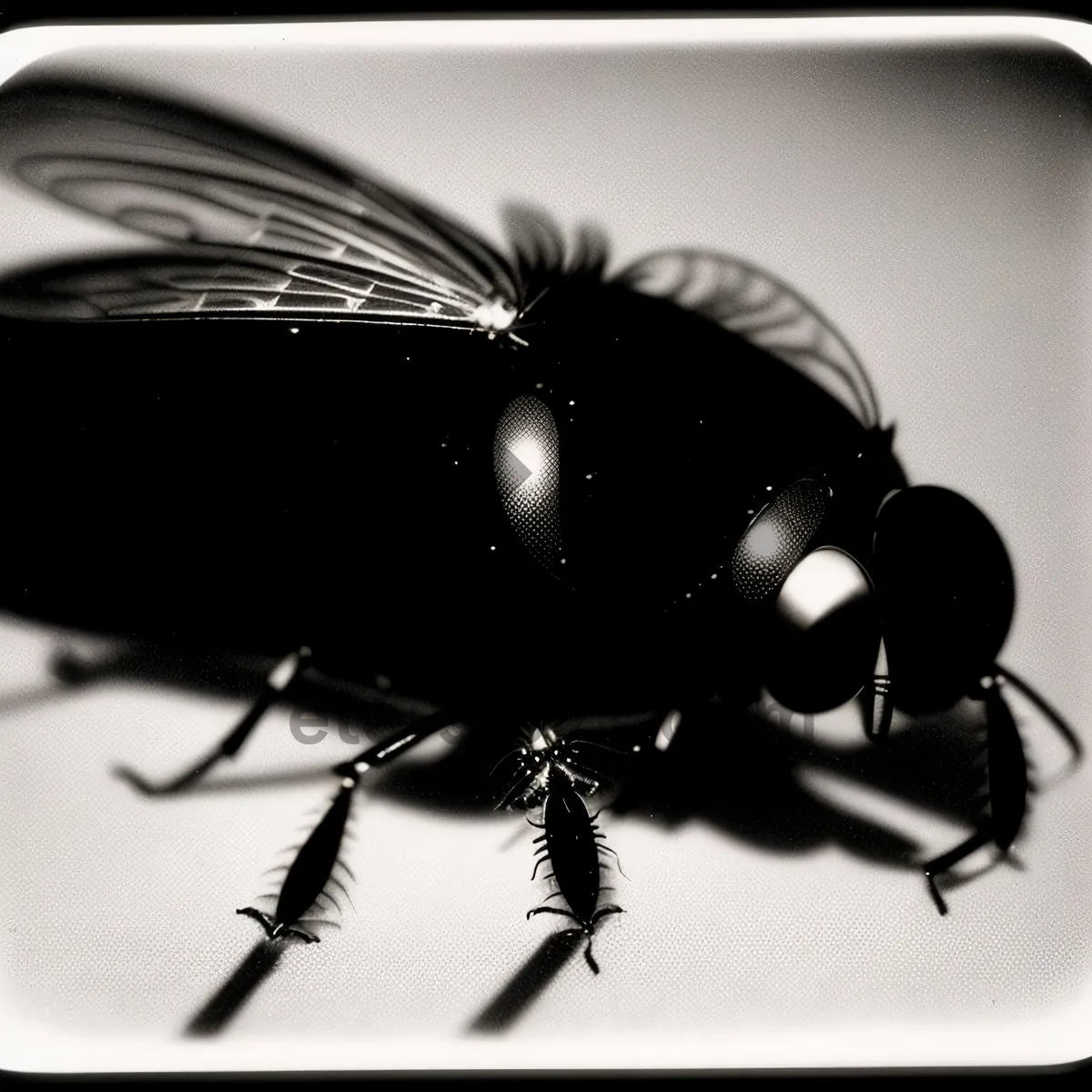 Picture of Close-up of Black Rhinoceros Beetle Antenna