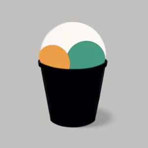 3D Sphere Ball Flag Cup Icon