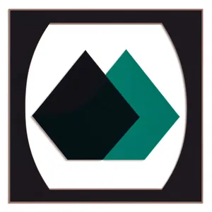 Blank Retro Snapshot Icon Design - Black Square Frame