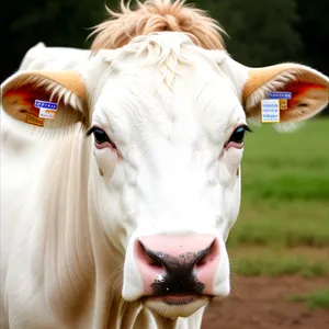 Grass-fed Cattle Grazing in Rural Pasture