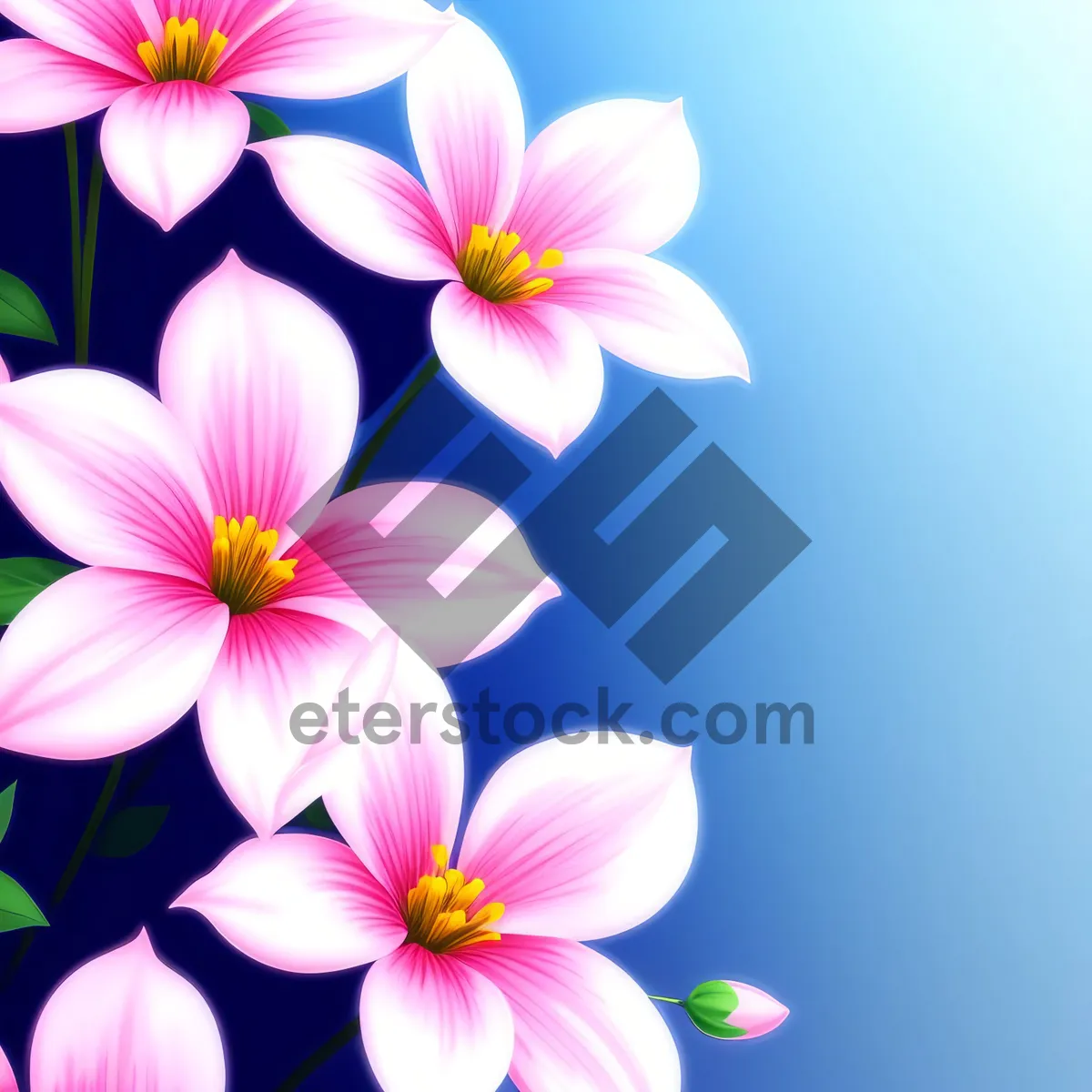 Picture of Vibrant Island Flower Design