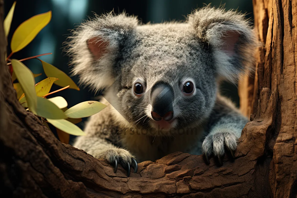 Picture of Cute koala in the wild