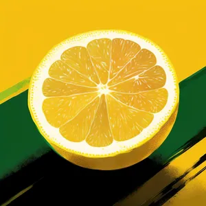 Fresh Citrus Fruit Slices Refreshment Yellow Juice