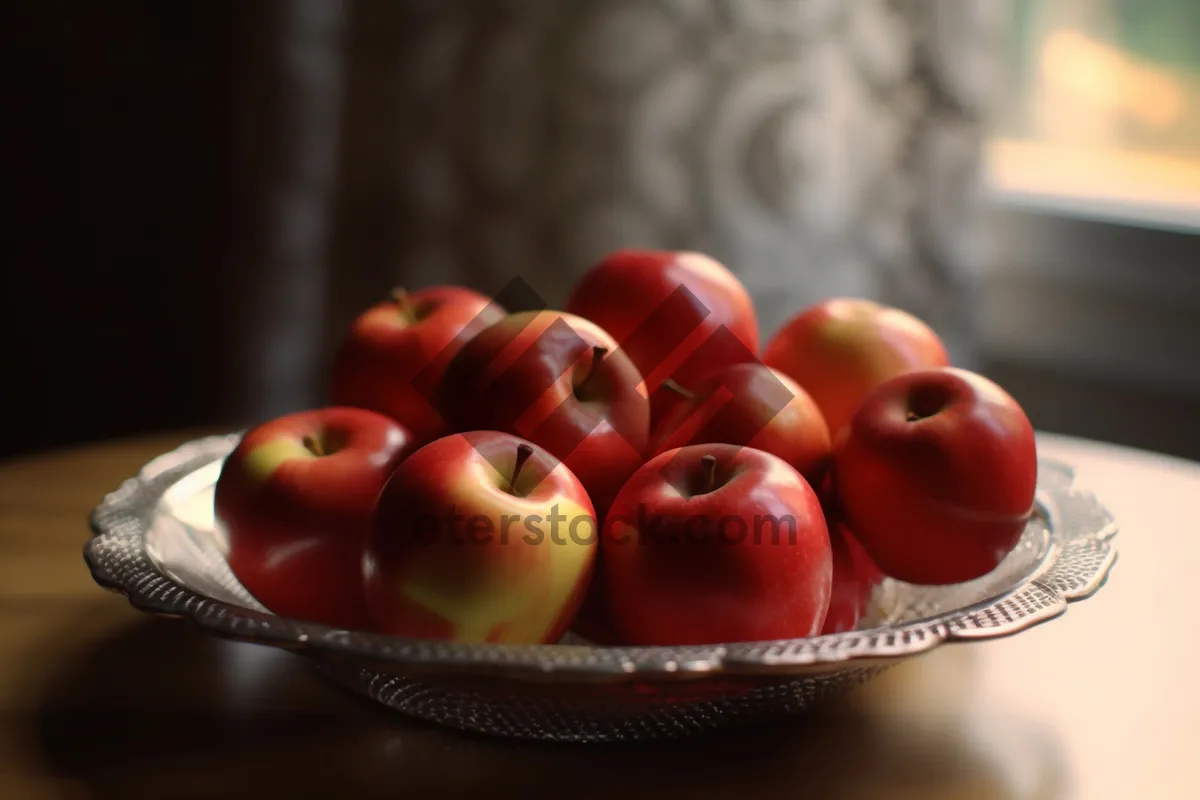 Picture of Healthy Tomato and Apple Salad with Berries