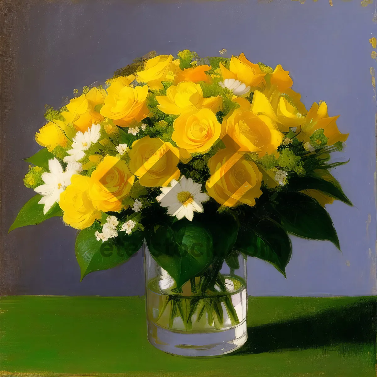 Picture of Bright Floral Bouquet: Vibrant Yellow Blooms for Summer