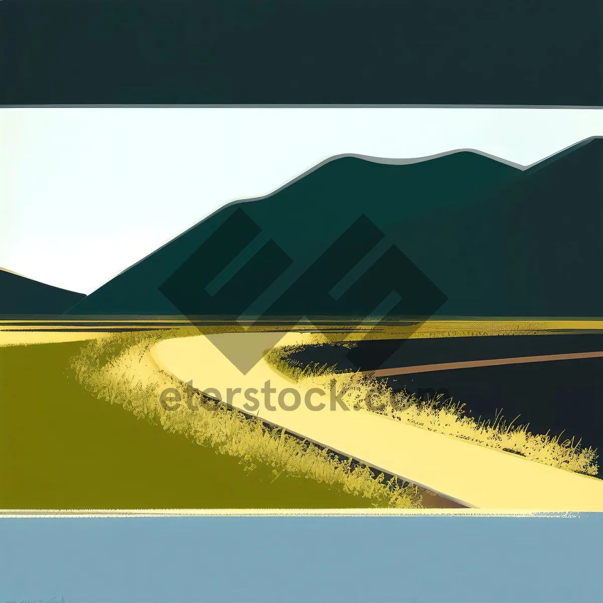 Picture of Peaceful Sunset over the Serene Lake