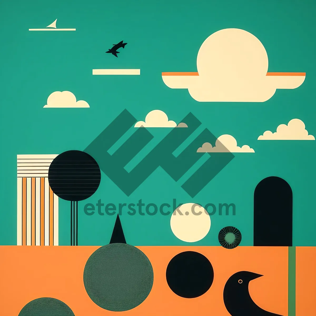 Picture of Cartoon Icon Set: Artful Design of Symbolic Icons
