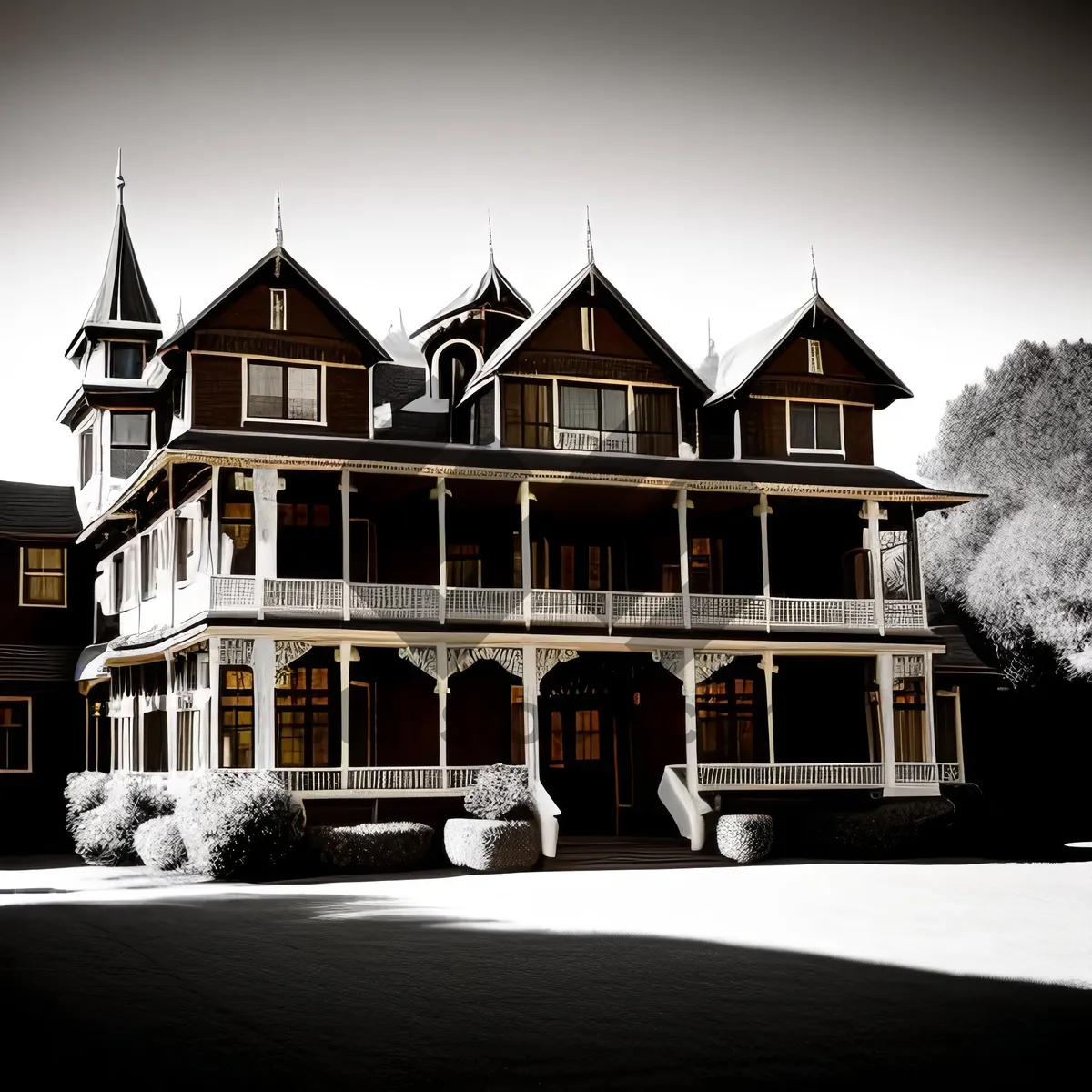 Picture of Historic Palace Residence with Old City Skyline