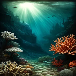 Colorful Coral Reef Life Underwater