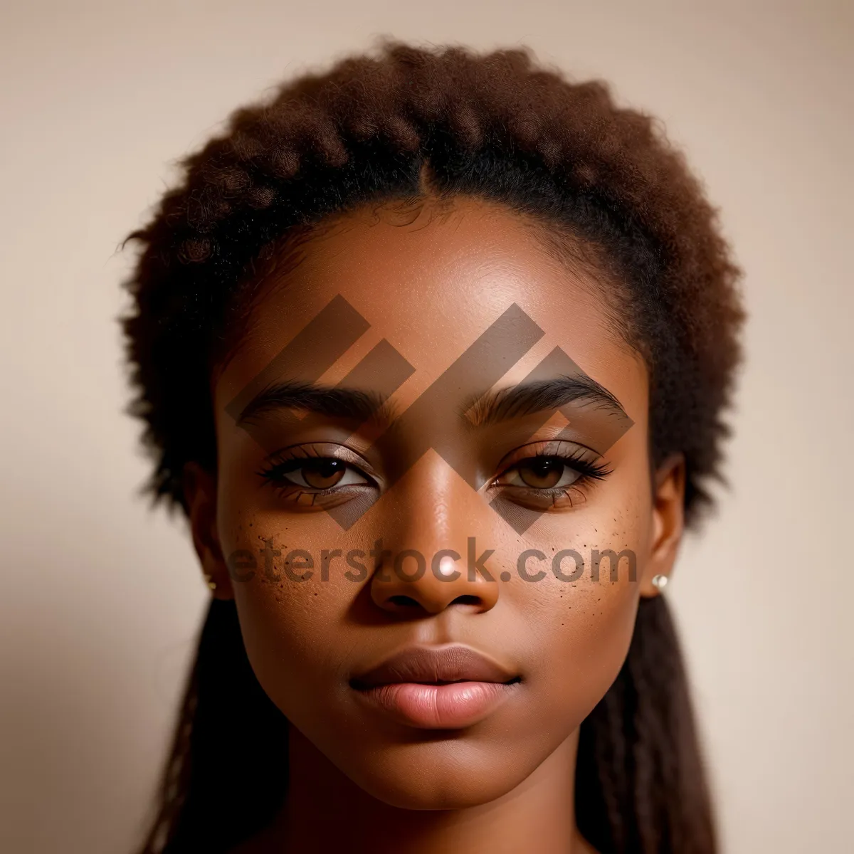 Picture of Stunning Afro-Beauty Poses with Chic Confidence