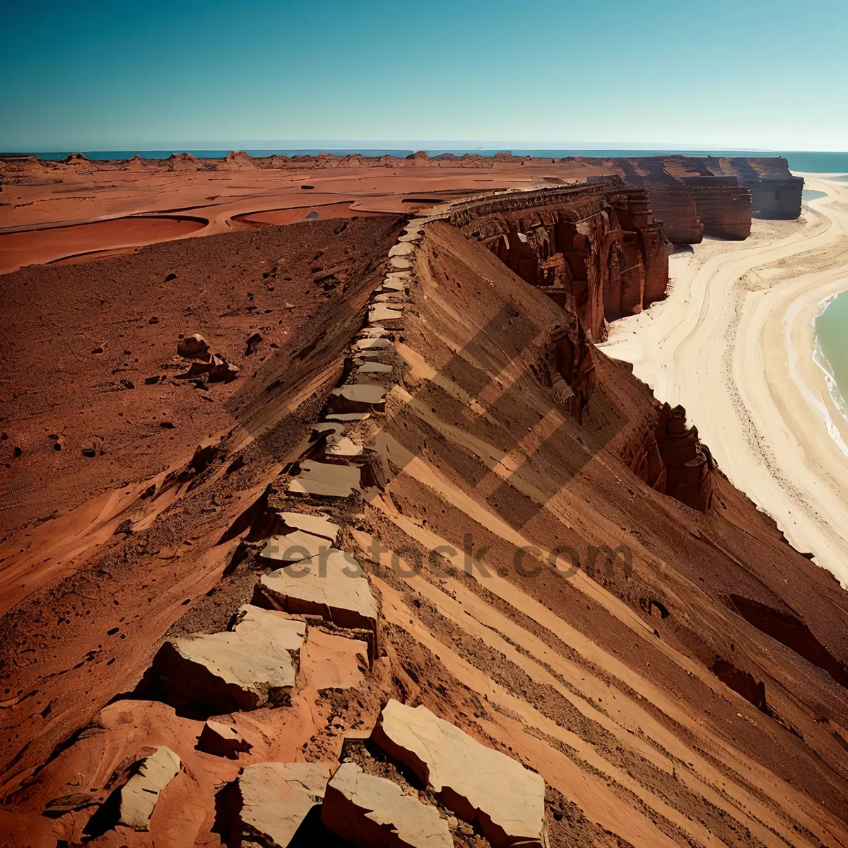 Picture of Dramatic Desert Paradise: Sandstone Canyon Landscape