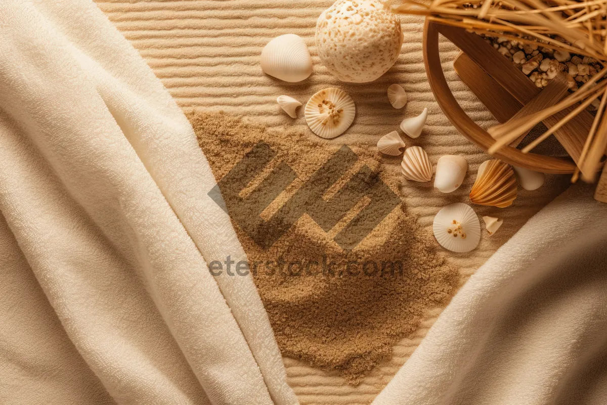 Picture of Baseball Cowboy Hat on Sand with Baseball Ball