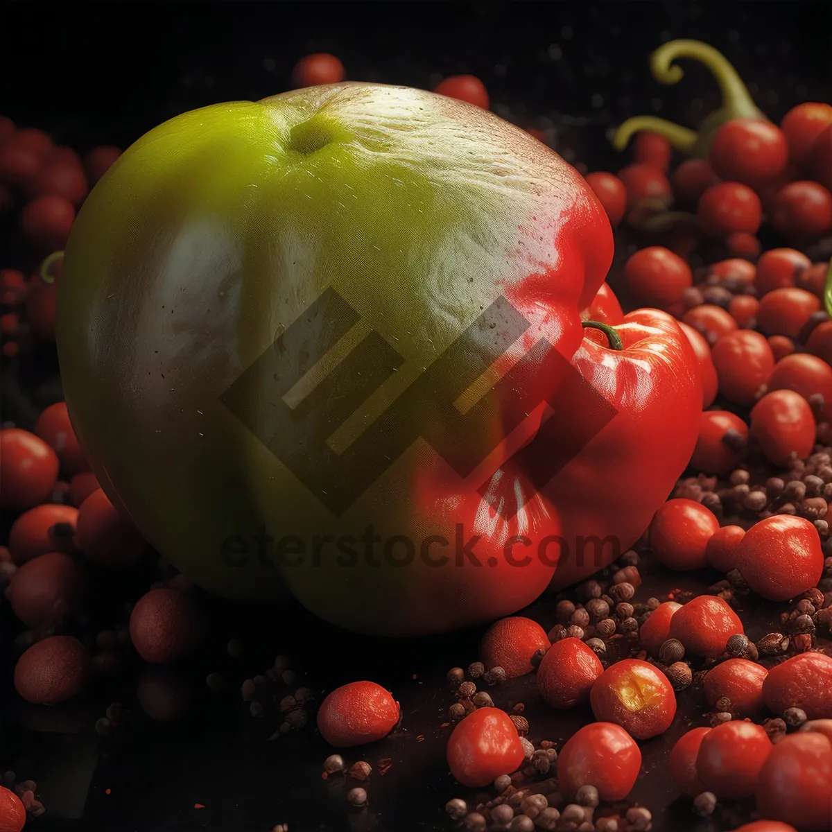 Picture of Fresh and Delicious Fruit and Vegetable Salad