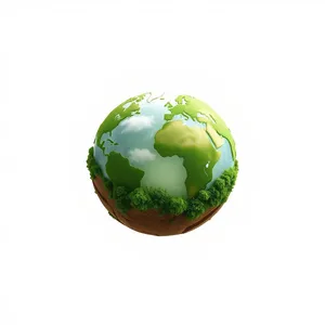 Global Glass Planet Sphere Earth Map - 9 words