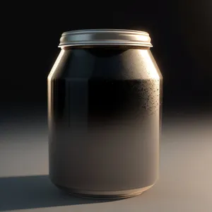 Healthy Glass Jar of Milk Conserve