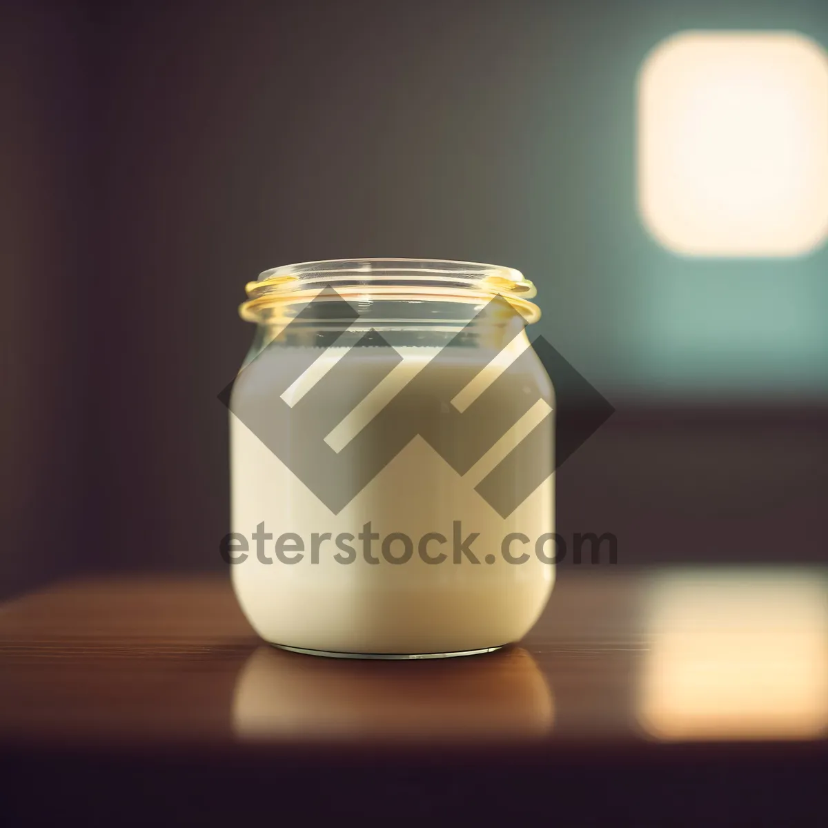 Picture of Healthful Glass Salt Shaker with Creamy Milk
