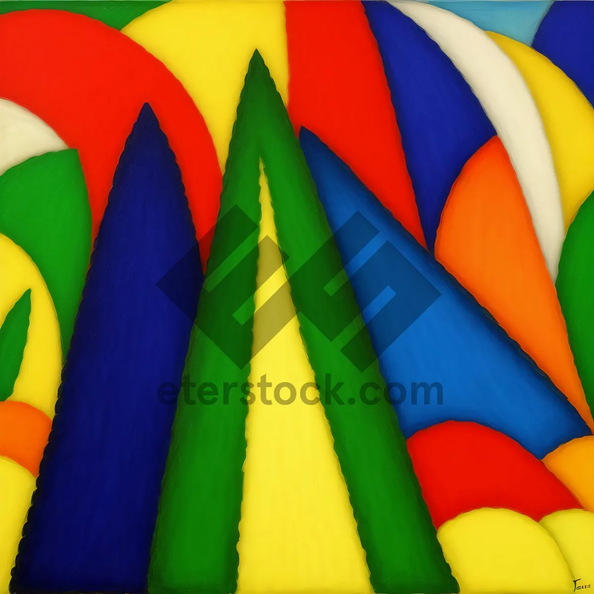 Picture of Colorful School Supplies for Creative Education