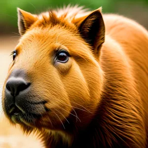 Majestic Mane: Wild Horse Grazing in Grassland