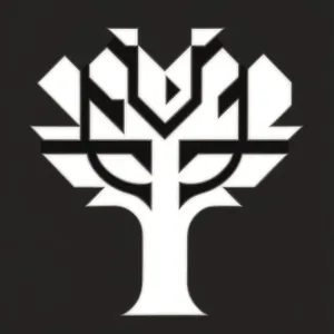 Decorative black heraldry silhouette symbol set.