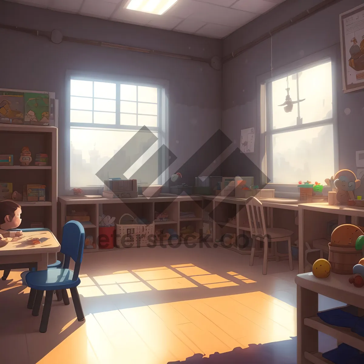 Picture of Modern Classy Interior with Stylish Furniture