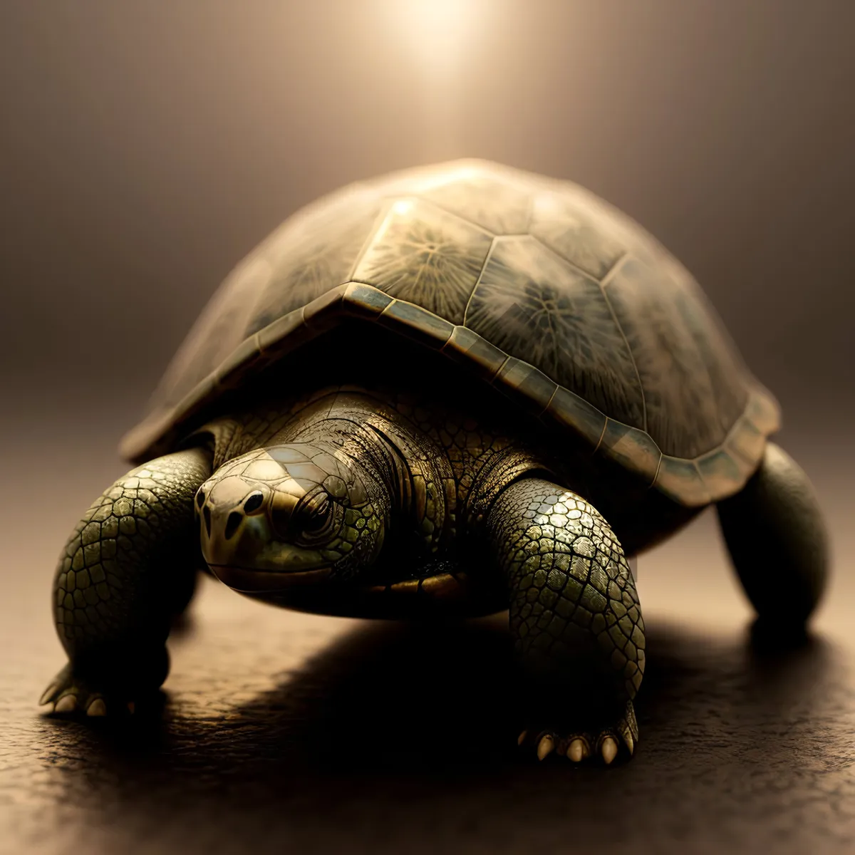 Picture of Terrapin Turtle: Slow-moving Reptile with Protective Shell
