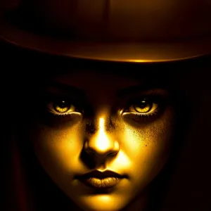 Dark-haired seductive sorcerer with captivating eyes.
