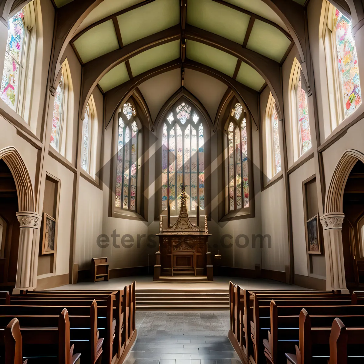 Picture of Majestic Gothic Cathedral: A Timeless Symbol of Faith.