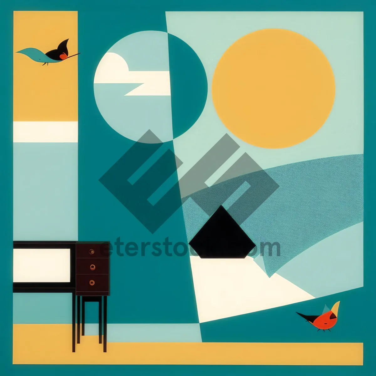 Picture of Symbolic Flag Icon: A representation of national identity.