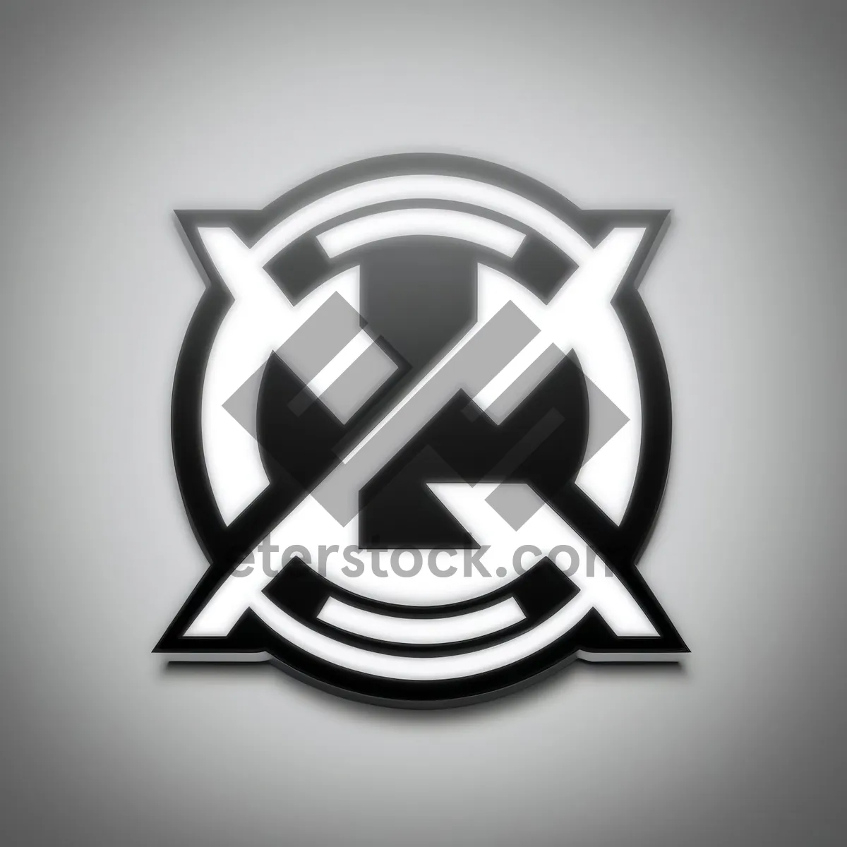 Picture of Graphic Design Symbol - Iconic Heraldry Art Element