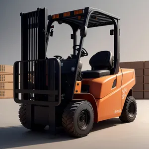 Industrial Forklift Truck for Efficient Cargo Handling