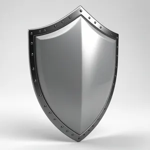 Heart-shaped shiny emblem icon decoration.