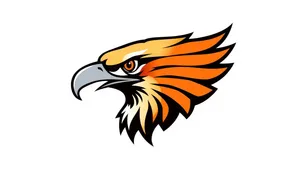 Cartoon wing graphic symbol design