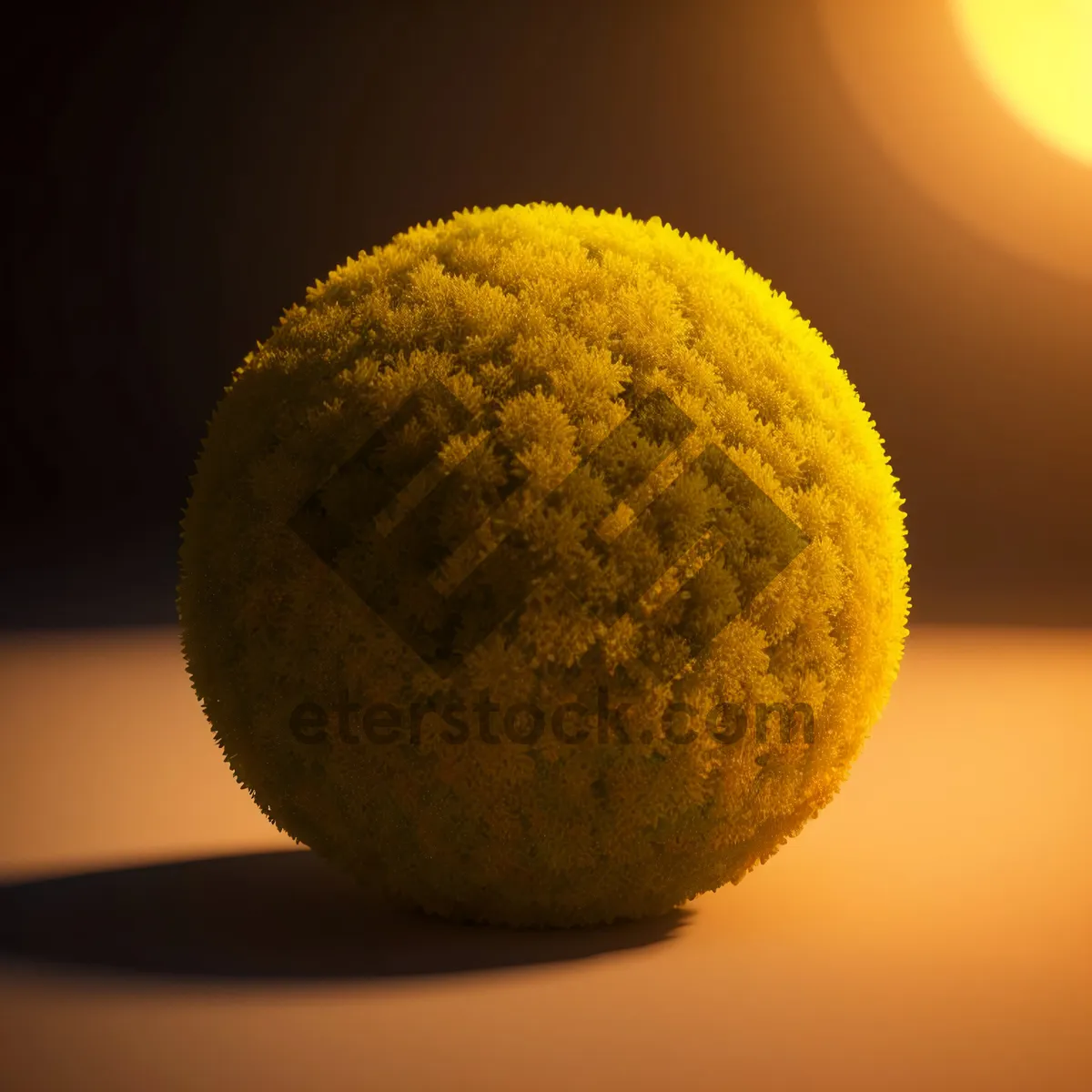 Picture of Yellow Tennis Ball - Fresh and Juicy Citrus Served for the Game